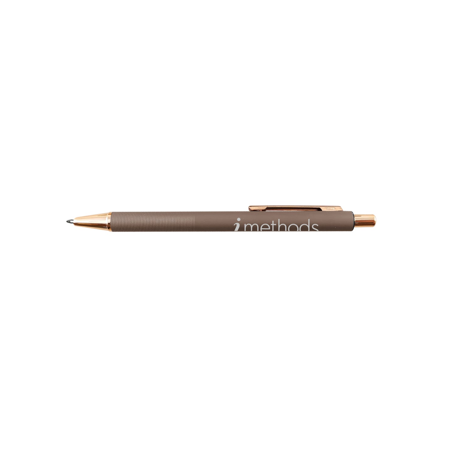 iMethods Pen - Brown with Gold Accent